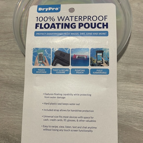Waterproof floating phone pouch with strap! - Picture 2 of 2